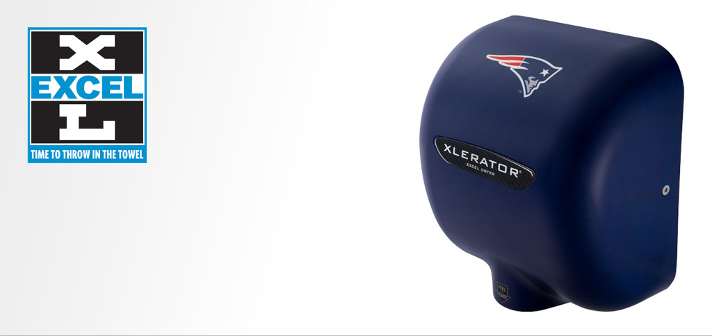 Hand Dryer with Patriots Custom Cover